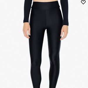American Apparel high waist nylon leggings NWT